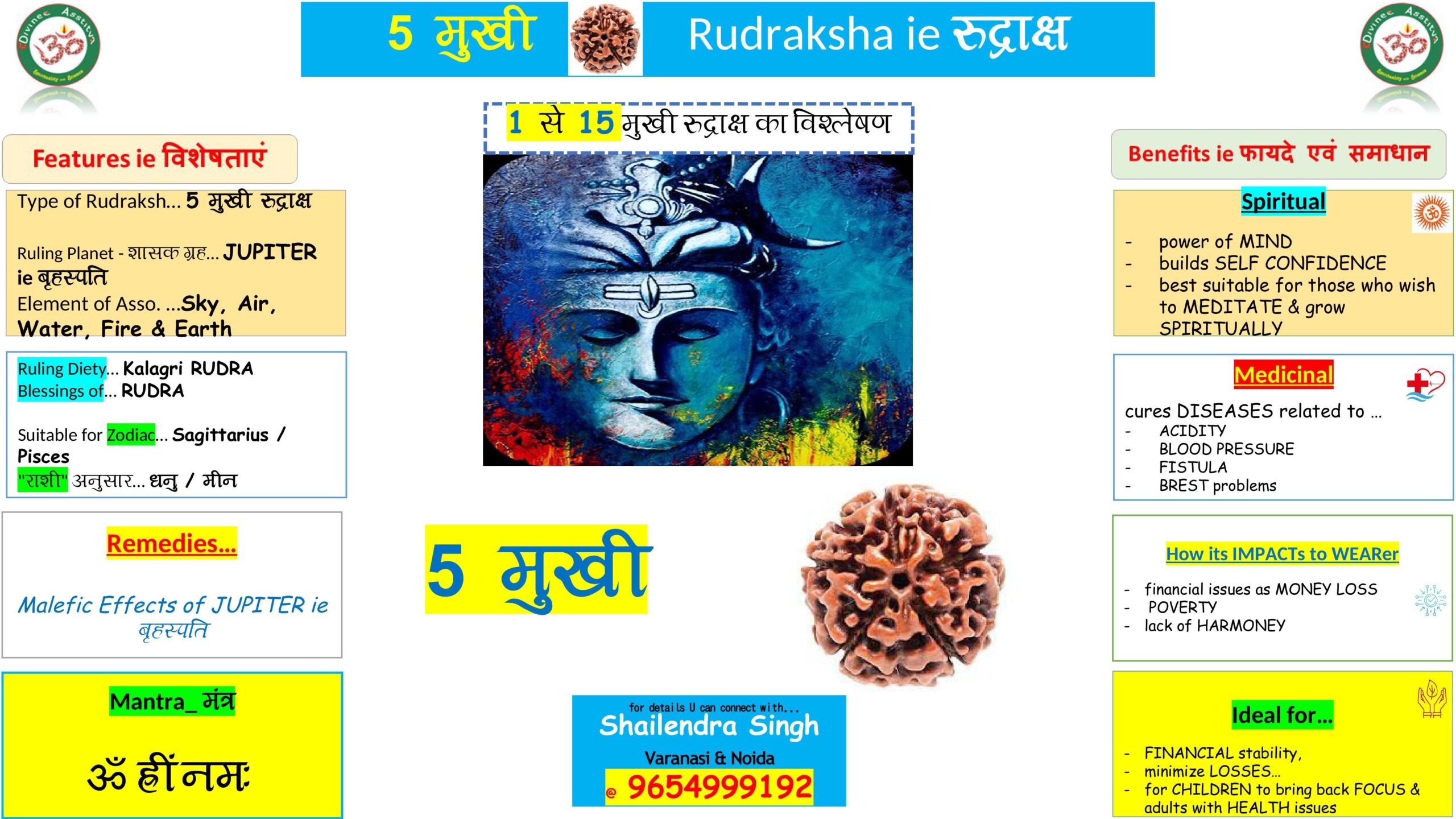 5 Mukhi