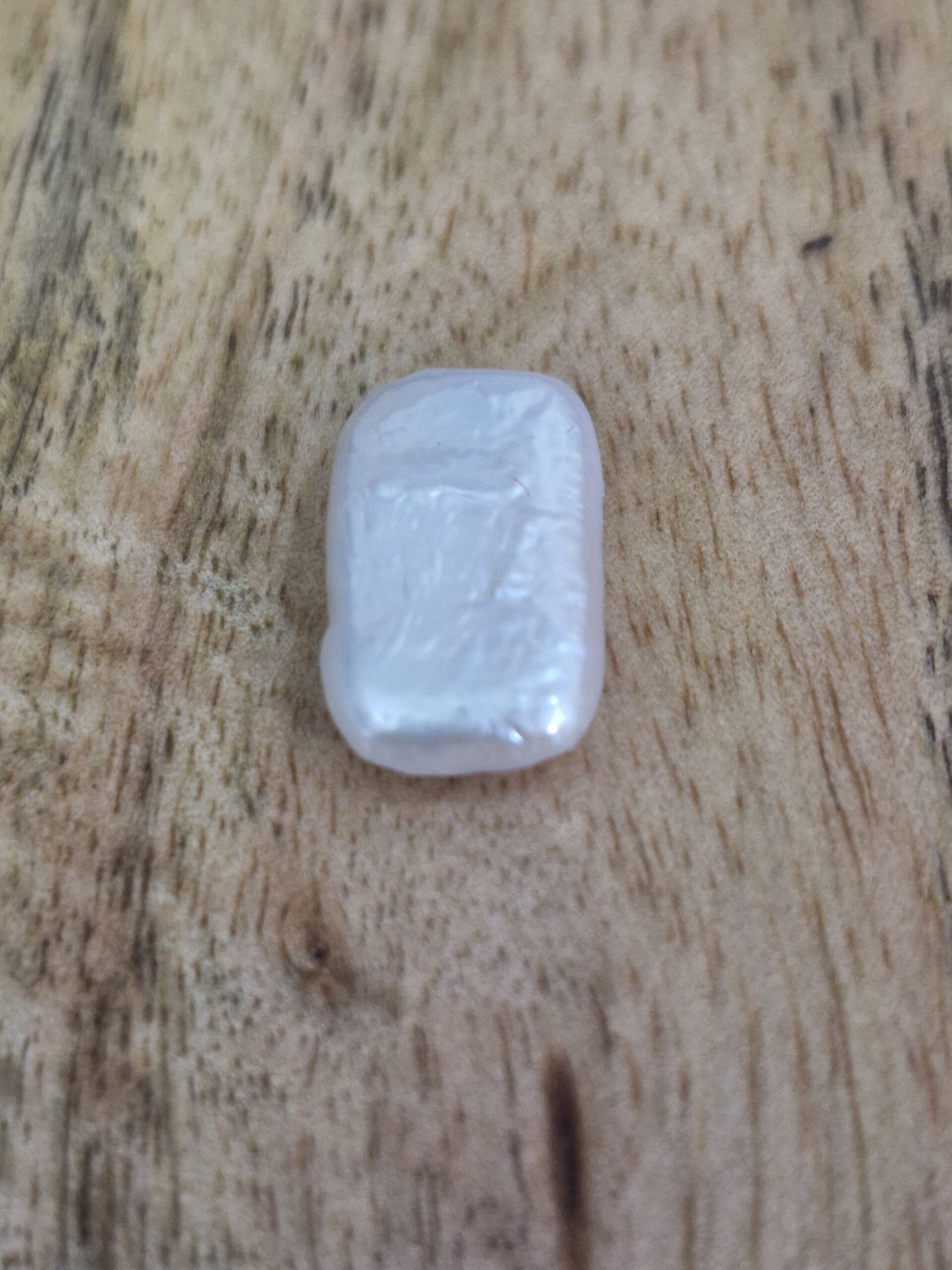 Pearl ie MOTI ( Rectangular Pearl - Natural Water )- 9.0 ratti - Image 2