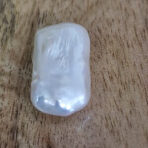 Pearl ie MOTI ( Rectangular Pearl - Natural Water )- 9.7 ratti